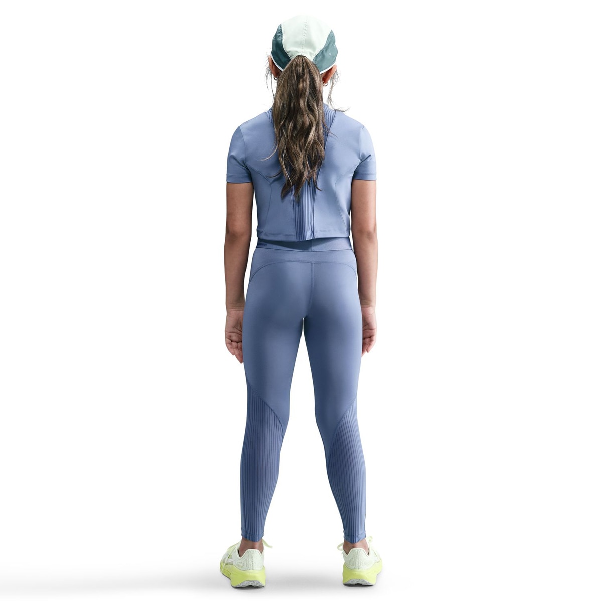 Calças de malha de menina Pro Nike Azul-2