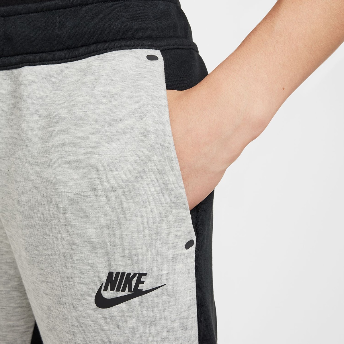 Calças de menino Sportswear Tech Fleece Nike Preto-3