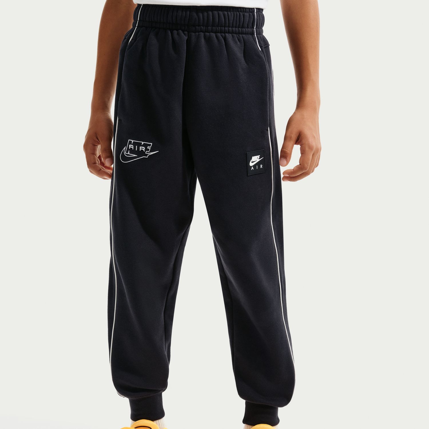 Calças de Criança Air Fleece Jogger Preto-1