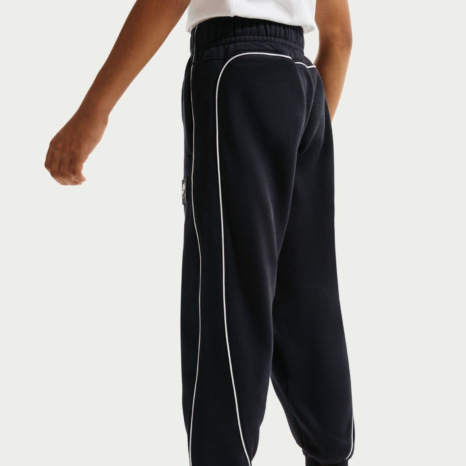 Calças de Criança Air Fleece Jogger Preto-4