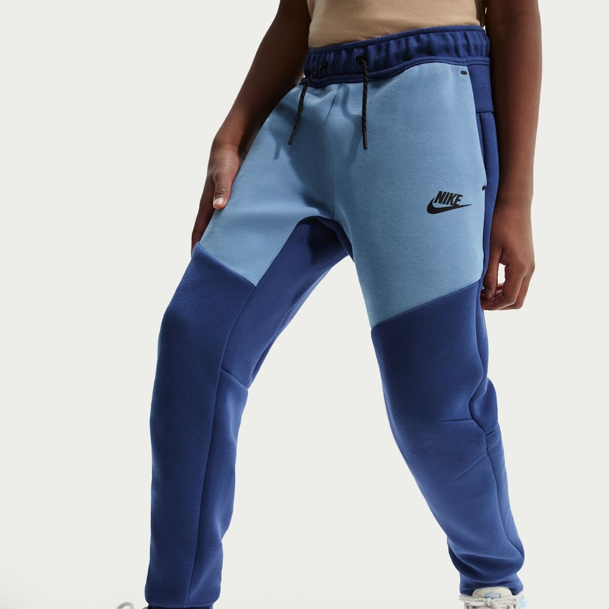 Calças de menino Sportswear Tech Fleece Nike Azul-marinho-3