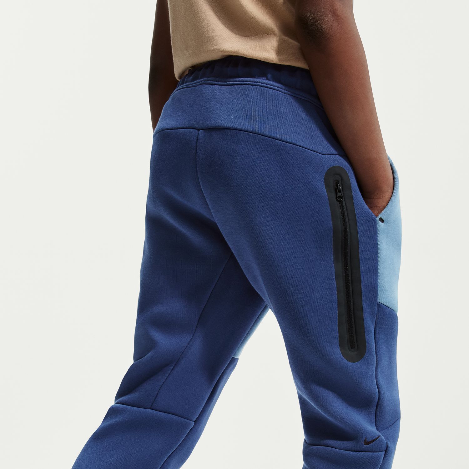 Calças de menino Sportswear Tech Fleece Nike Azul-marinho-4