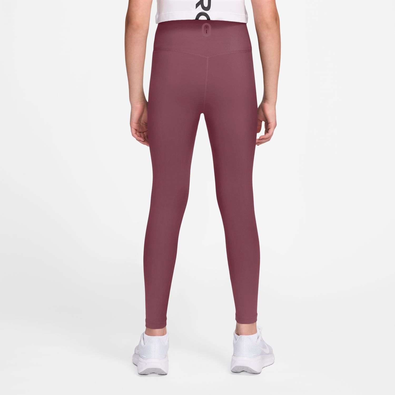 Leggings de Menina G Nk MAVN DF HR Fl Tight Vermelho-2