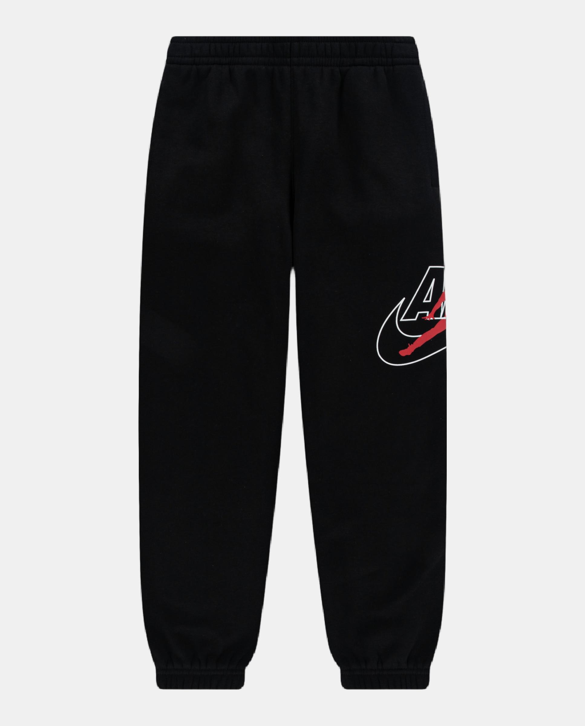 Calças de Menino JDB MJ Jumpman AIR Flc Jogger Preto-2