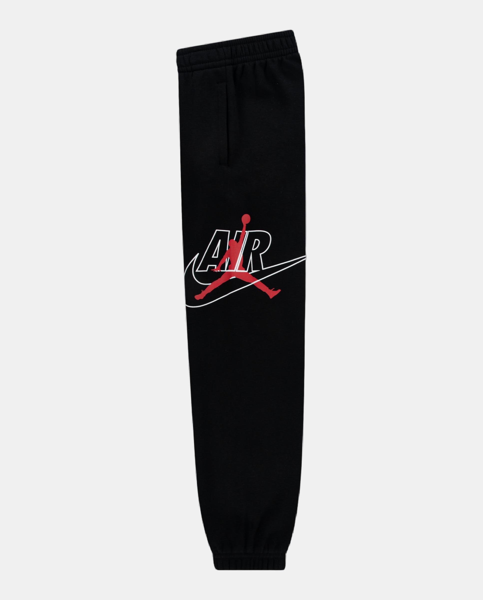 Calças de Menino JDB MJ Jumpman AIR Flc Jogger Preto-3