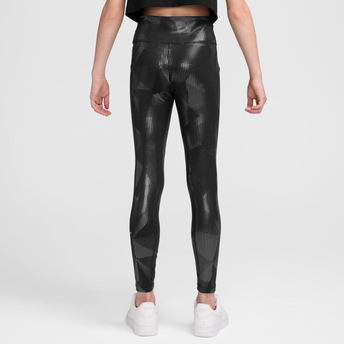 Malla larga de niña One Nike - Negro Negro-3