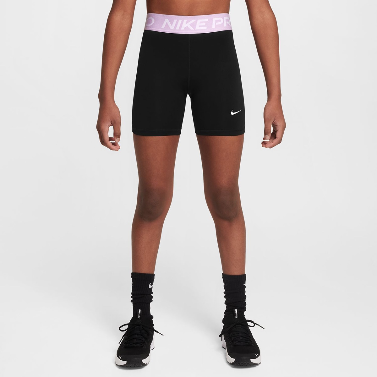 Leggings Tipo Calções de Menina Pro Preto-4