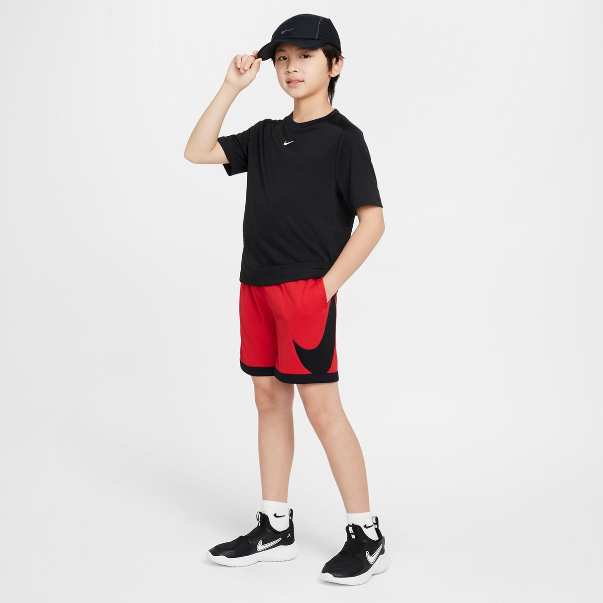 Calções de Criança Swoosh Multi+ Vermelho-7