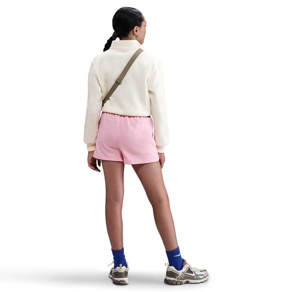Calções de Menina Pro Dri-FIT Fleece Rosa-2
