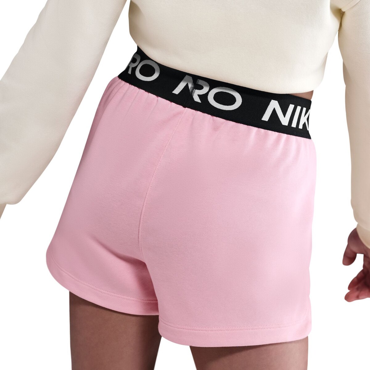 Calções de Menina Pro Dri-FIT Fleece Rosa-4