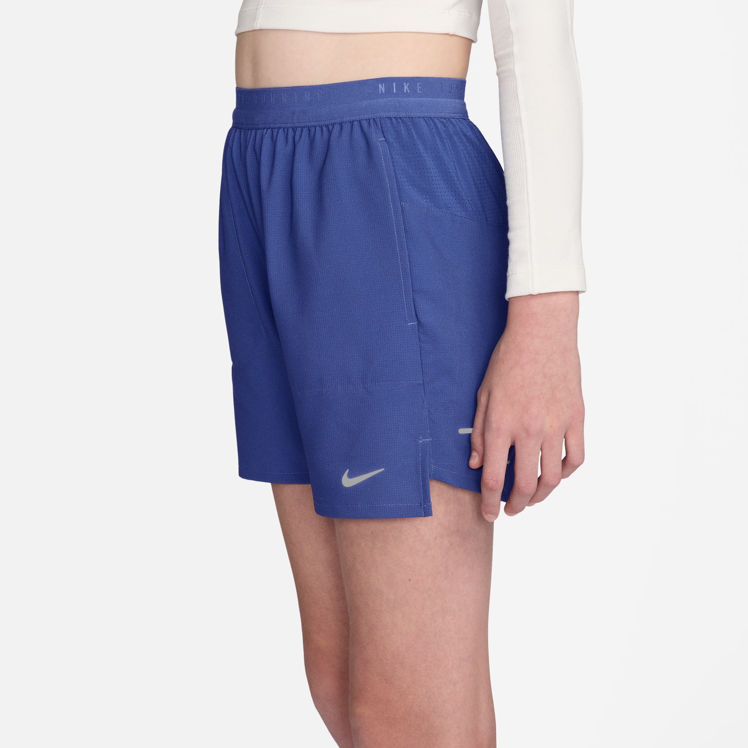 Calções de Criança DF Stride Short Azul-3