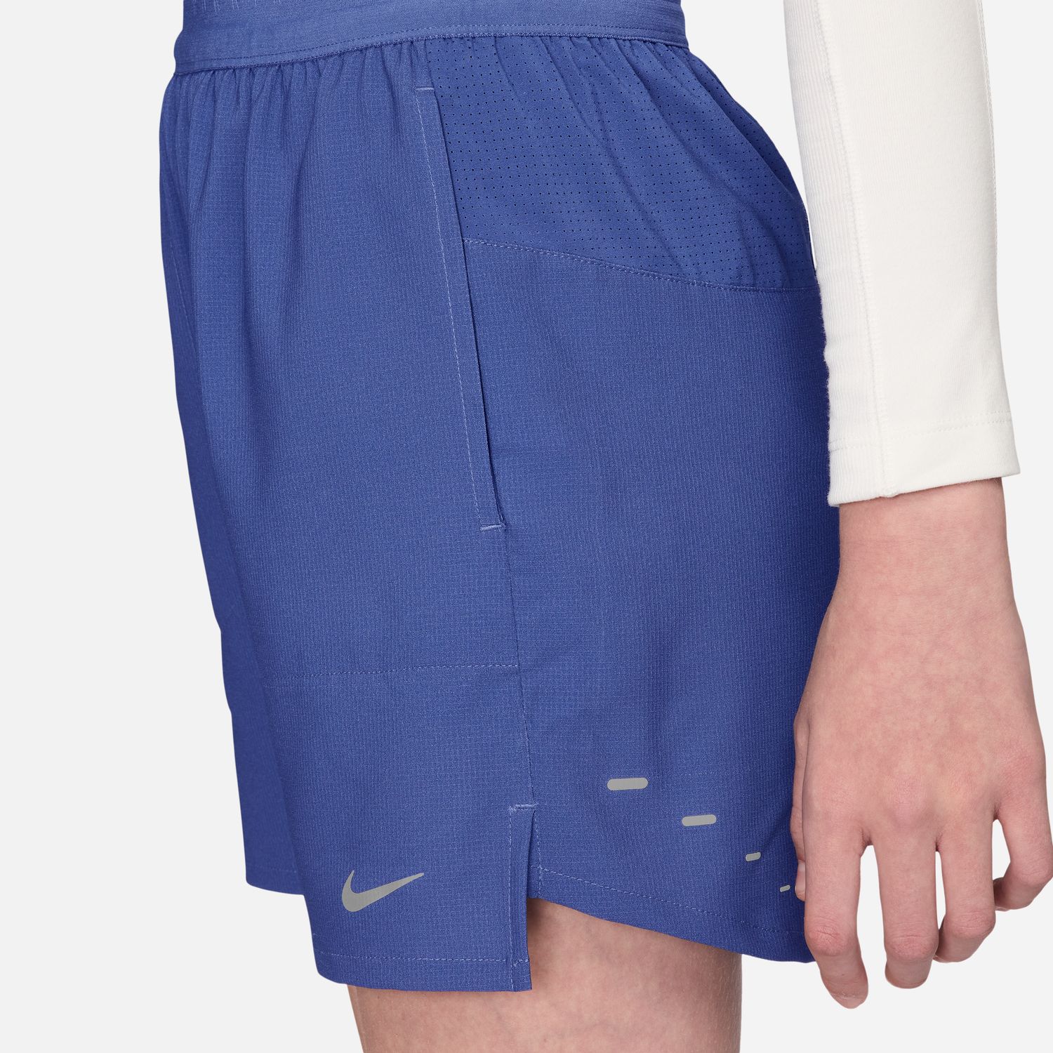 Calções de Criança DF Stride Short Azul-4