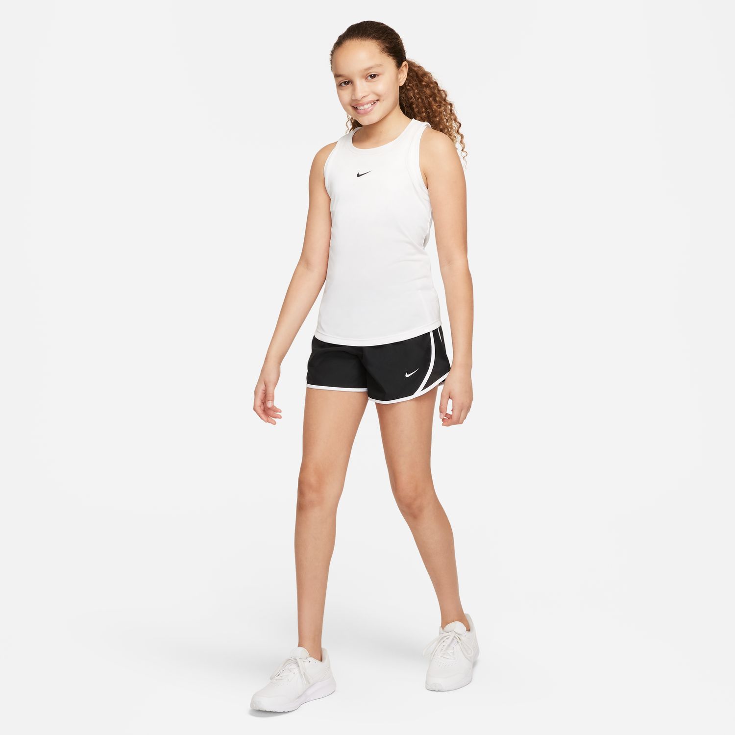 Calções de Menina G Nk DF Tempo Short Preto-8