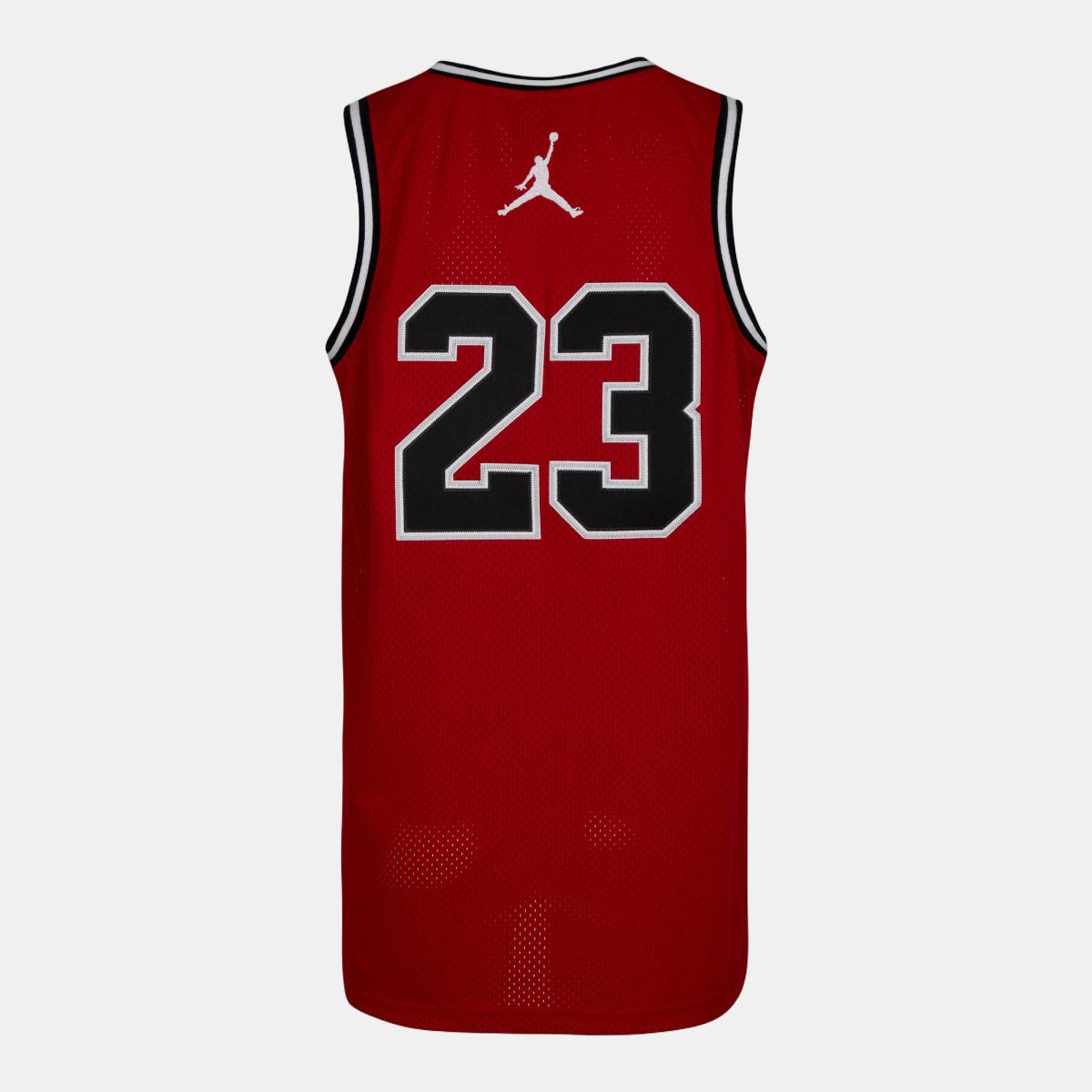 T-shirt de Menino JDN 23 Jersey Jordan Vermelho-2
