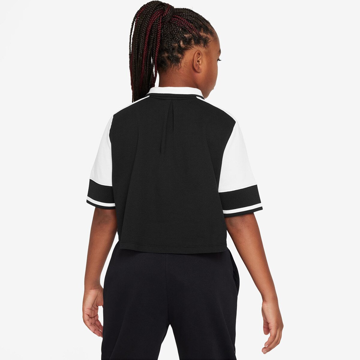 T-shirt de menina Sportswear Nike Preto-2