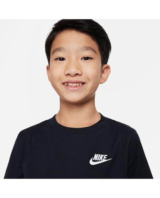 T-shirt de menino Sportswear Nike Preto-3