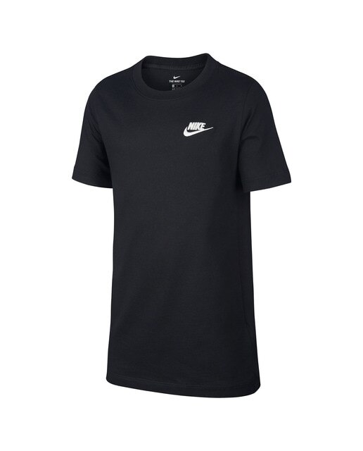 T-shirt de menino Sportswear Nike Preto-5