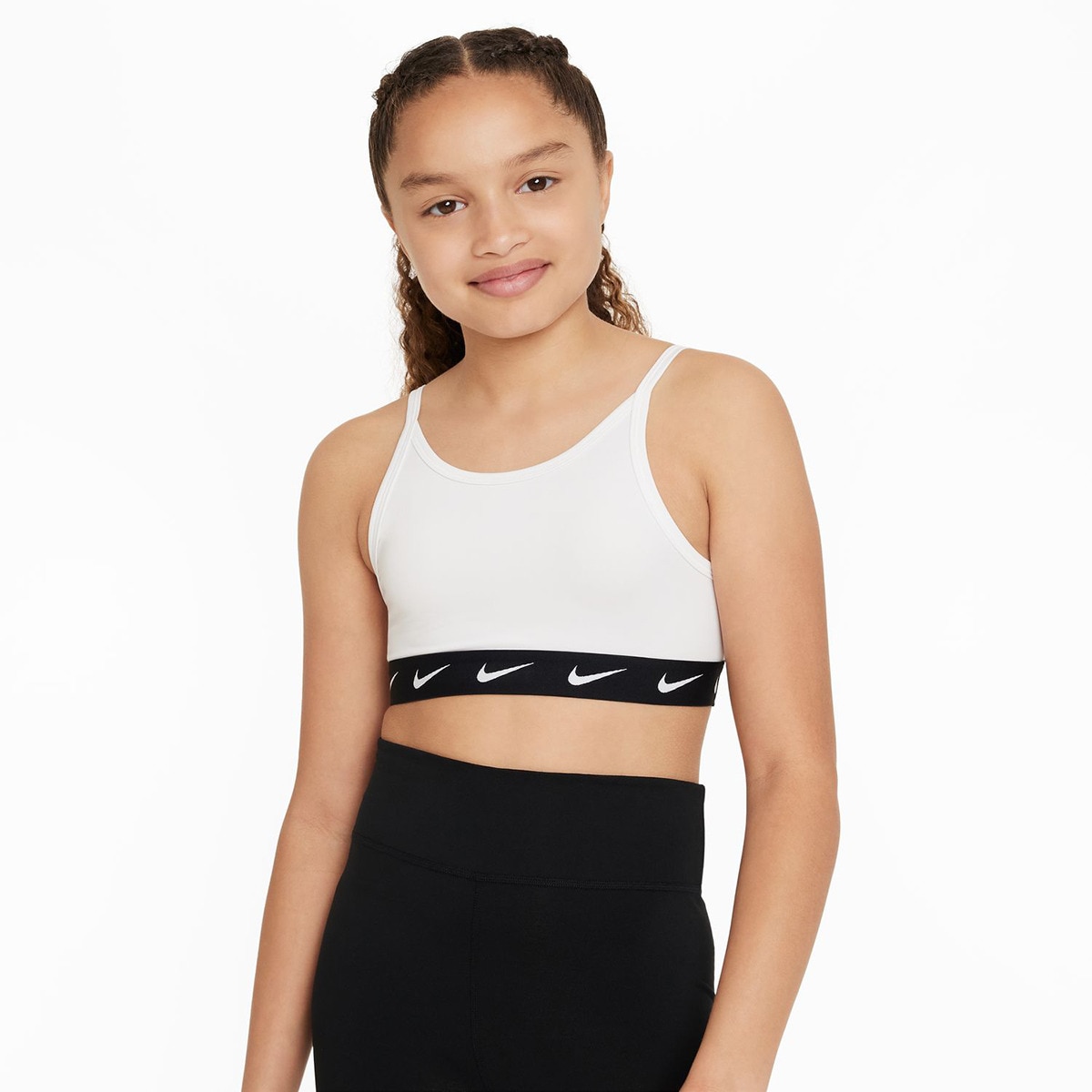 Top de Menina DF One Bra Branco-1