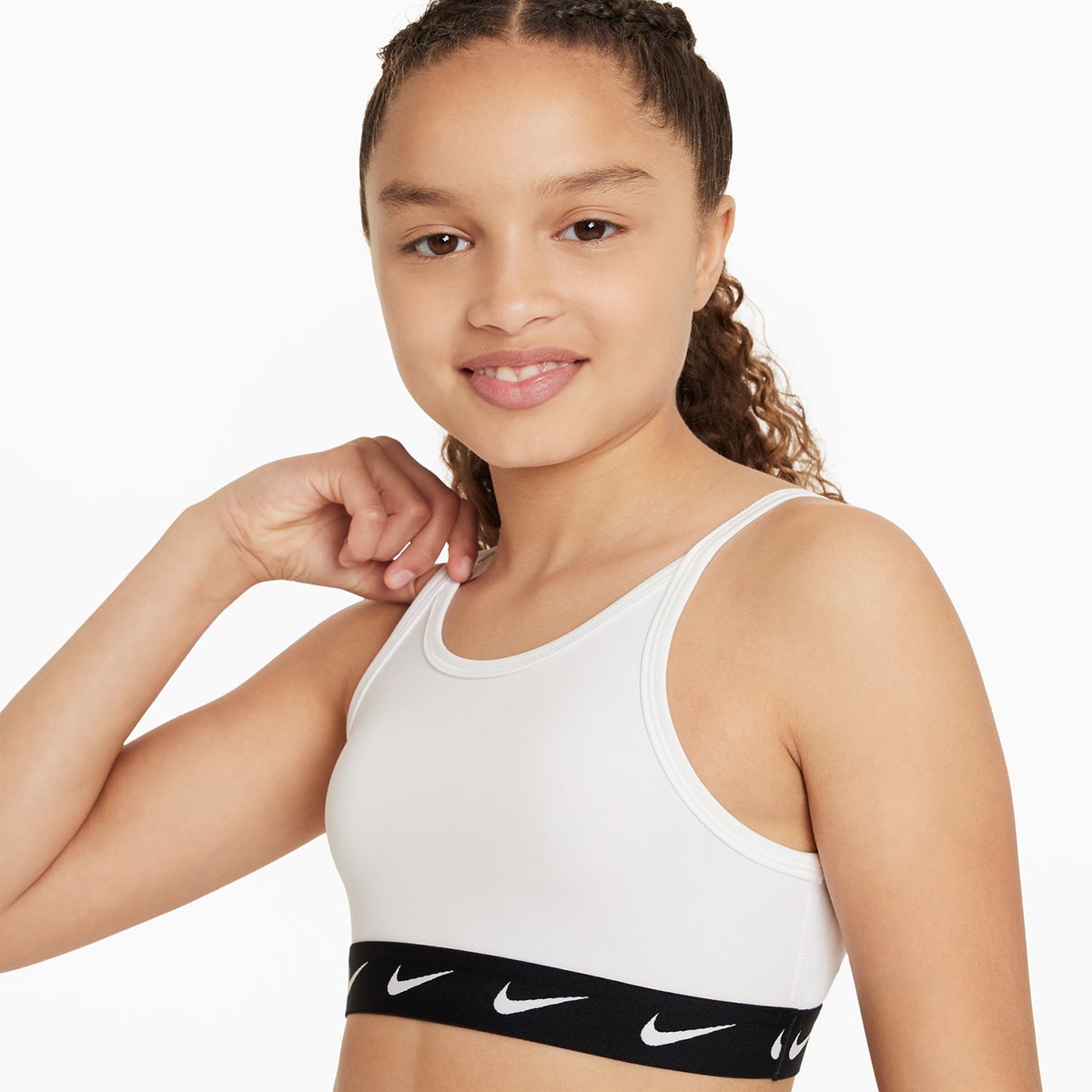 Top de Menina DF One Bra Branco-3