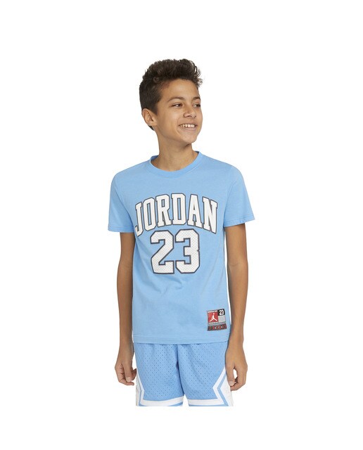 T-shirt de criança Practice Flight Jordan Azul-1