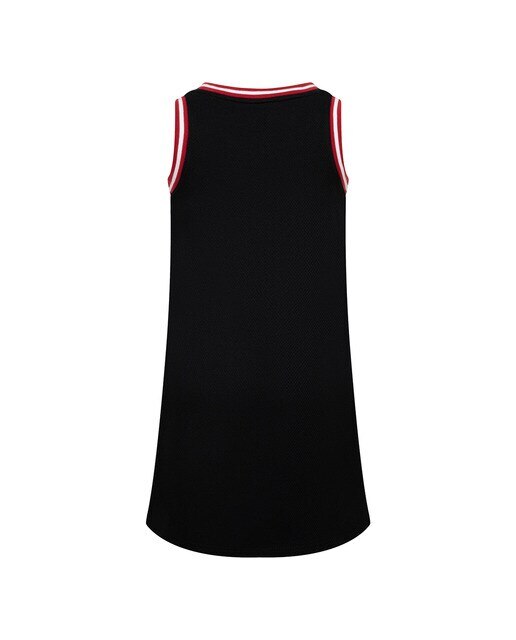 Vestido de Menina 23 Jersey Dress Preto / Vermelho-2