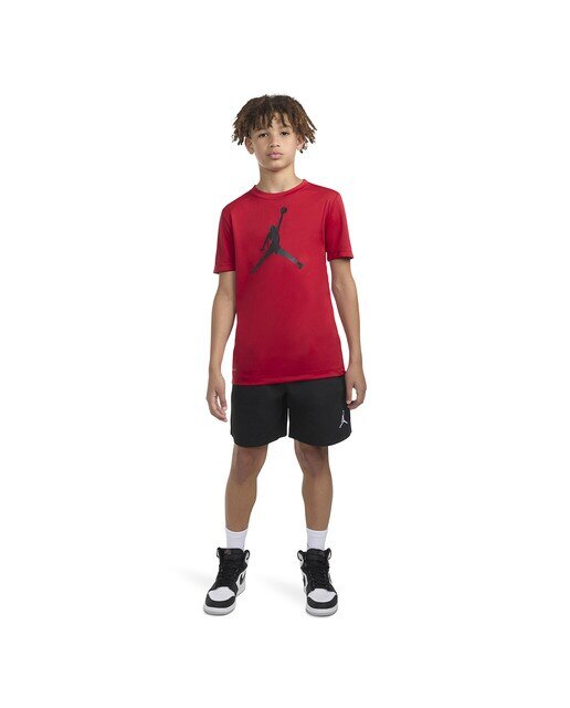 T-shirt de Criança Jdb Jumpman Logo Df Vermelho-5