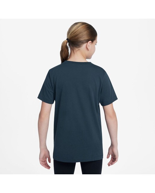 T-shirt de Criança Sportwear Azul-escuro-2