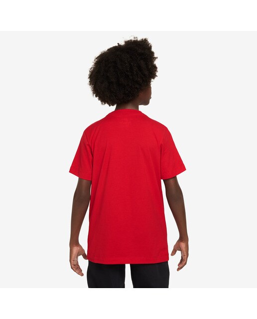 Imagen 2 de Camiseta de niños K Nsw Tee Futura Hbr Nike - Rojo Rojo