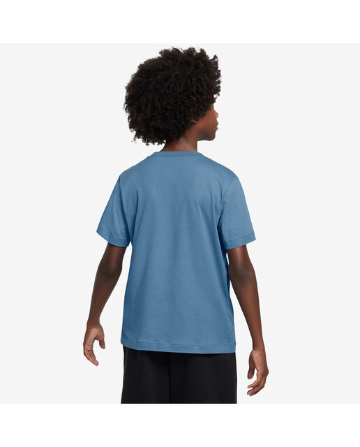 T-shirt de menino Sportswear Nike Azul-2