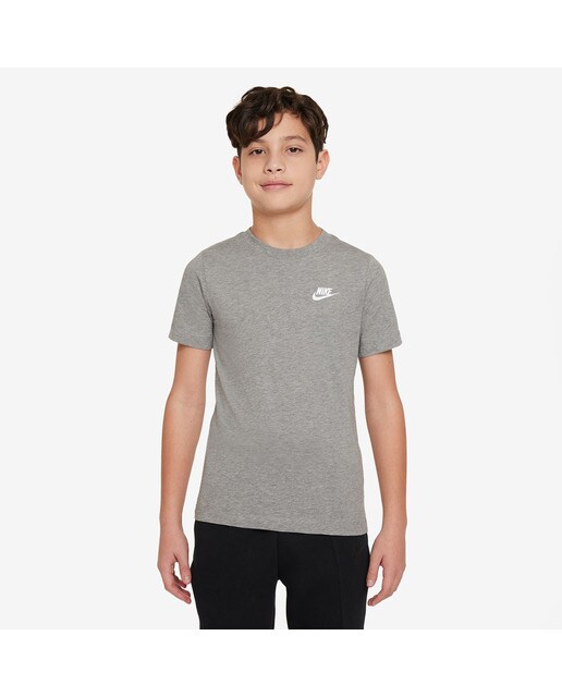 T-shirt de Criança K Nsw Tee Emb Futura Lbr Cinzento-1