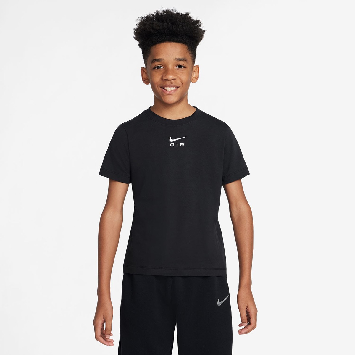 T-shirt de menino Air Nike Preto-1
