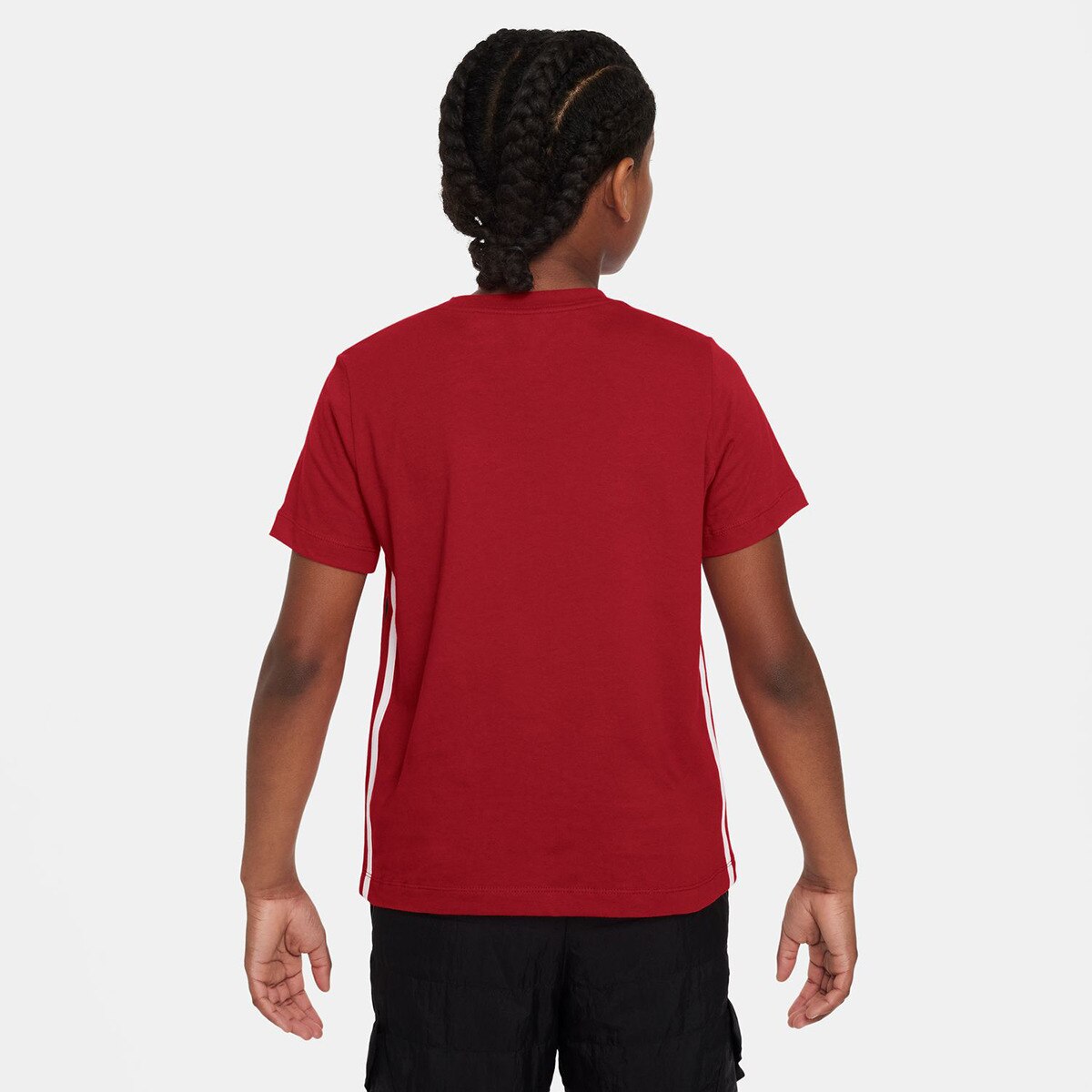 T-shirt de menino Sportswear Nike Vermelho-2