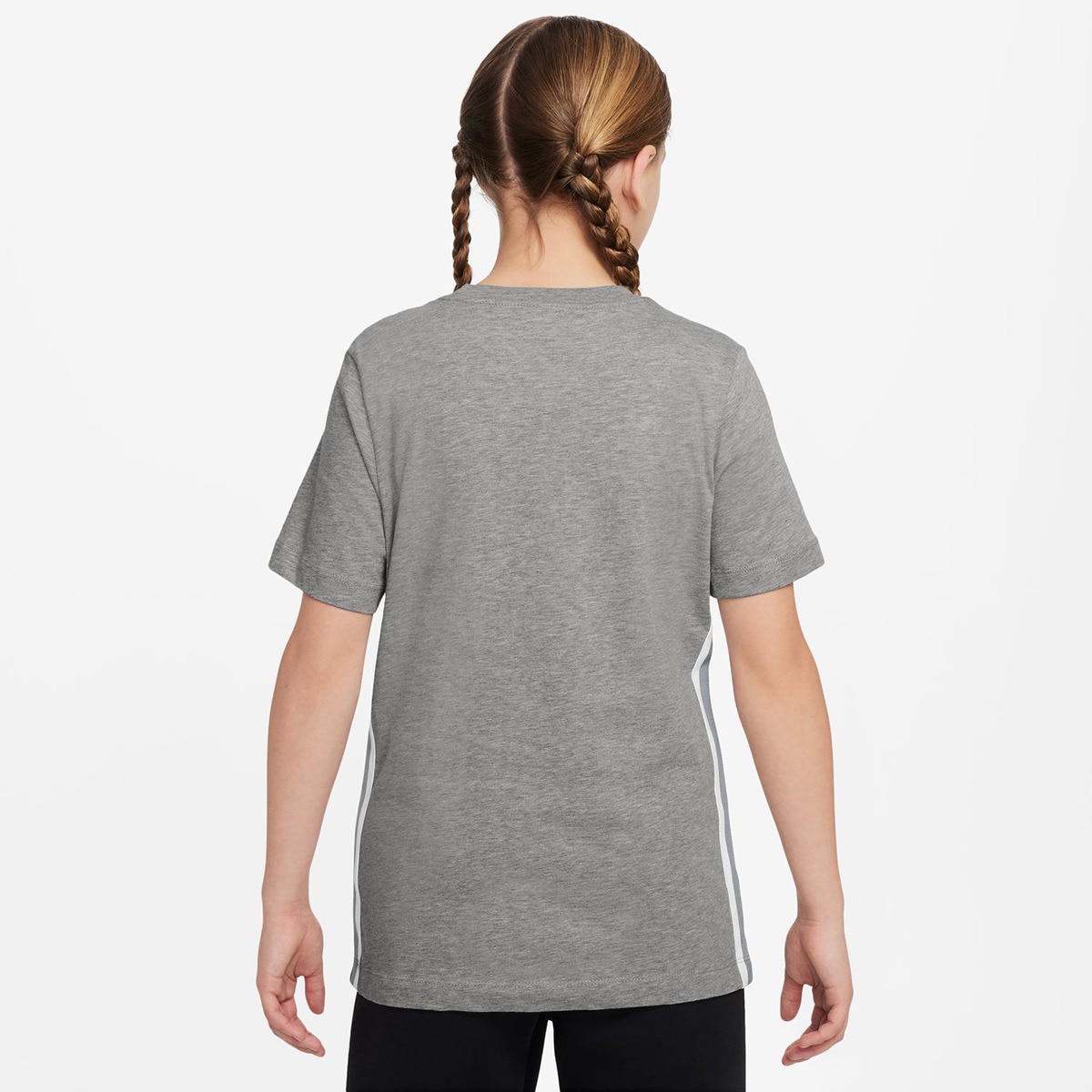 T-shirt de menino Sportswear Nike Cinzento-2
