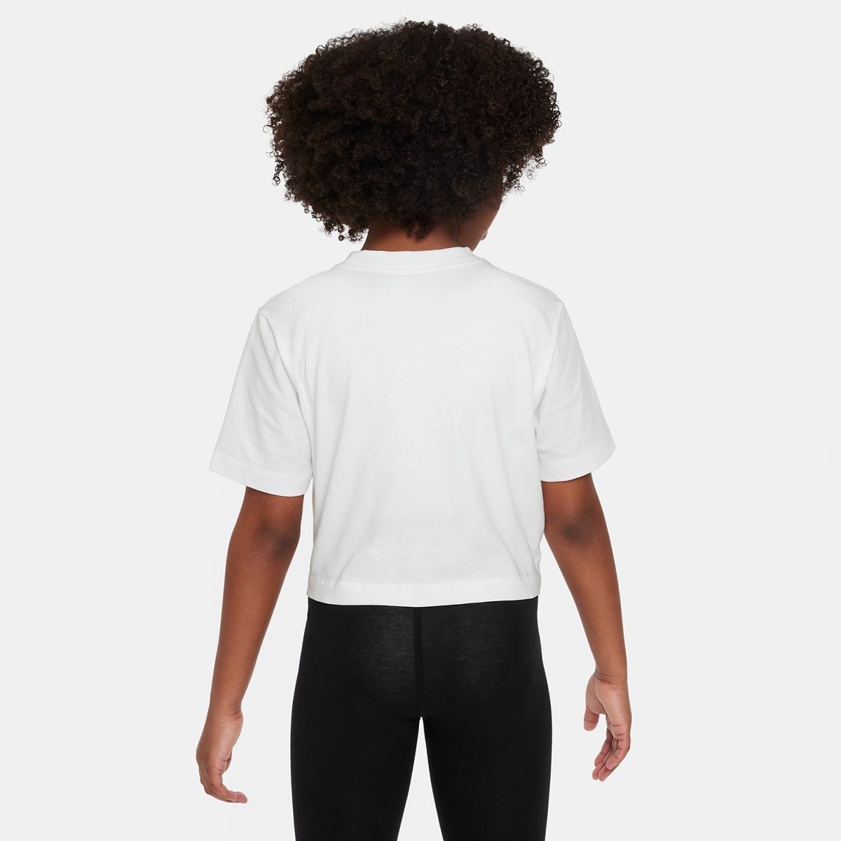 T-shirt de Menina G Nsw Tee Crop Futura Hbr Branco-2