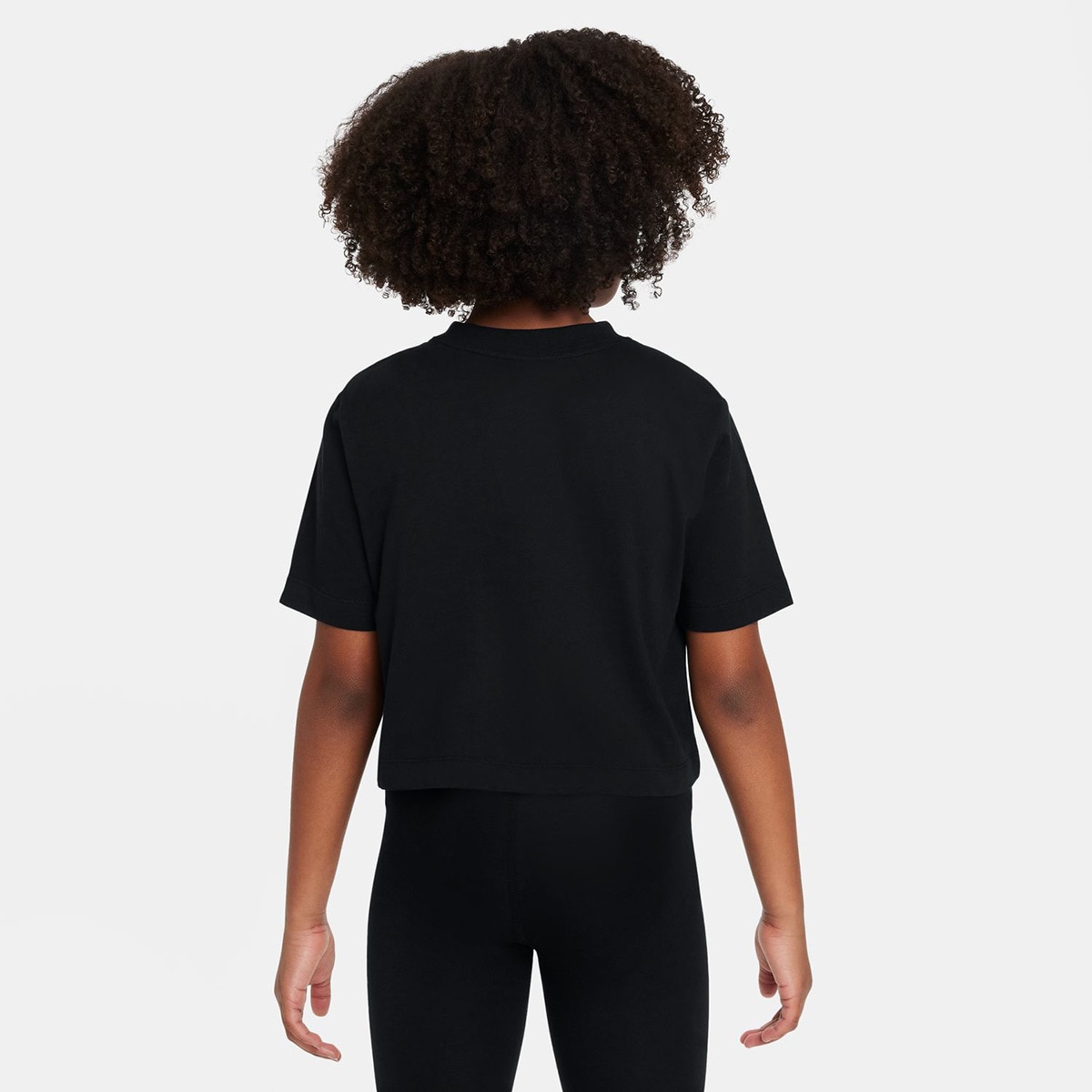 Imagen 2 de Camiseta de niñas G Nsw Tee Crop Futura Hbr Nike - Negro Negro