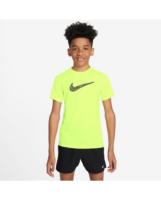 T-shirt de Criança Dri-FIT Trophy 23 Amarelo-flúor-1