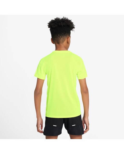 T-shirt de Criança Dri-FIT Trophy 23 Amarelo-flúor-2