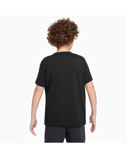 T-shirt de menino Sportswear Nike Preto-2