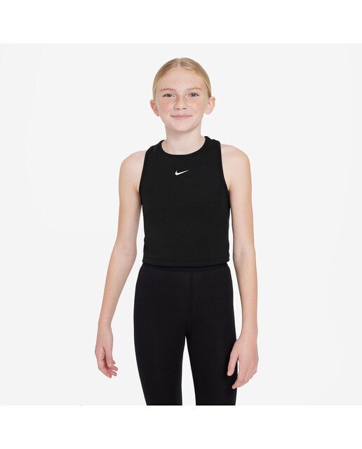 T-shirt de menina Sportswear Nike Preto-1