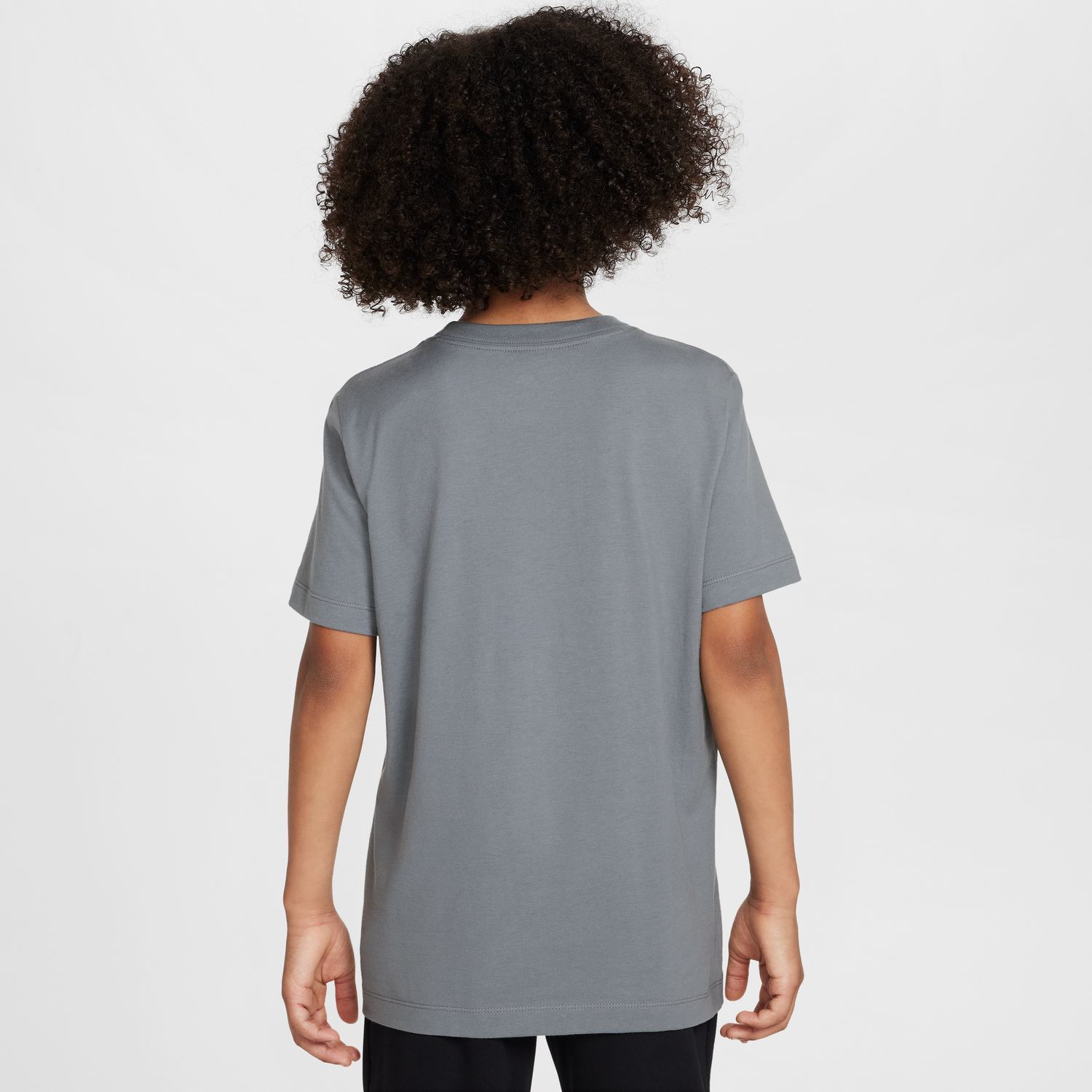 T-shirt de menino Sportswear Nike Cinzento-2
