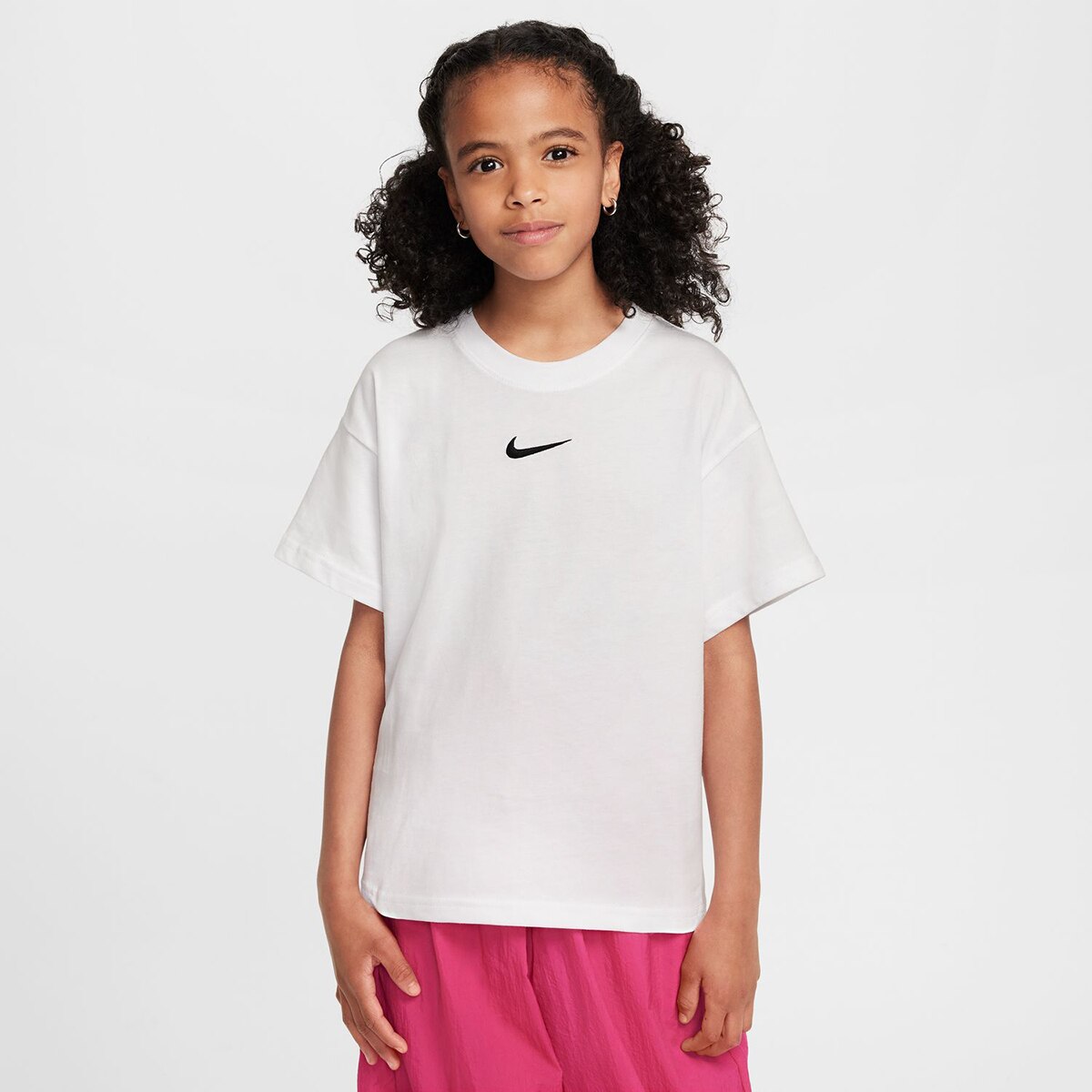 T-shirt de menino Sportswear Nike Branco-1