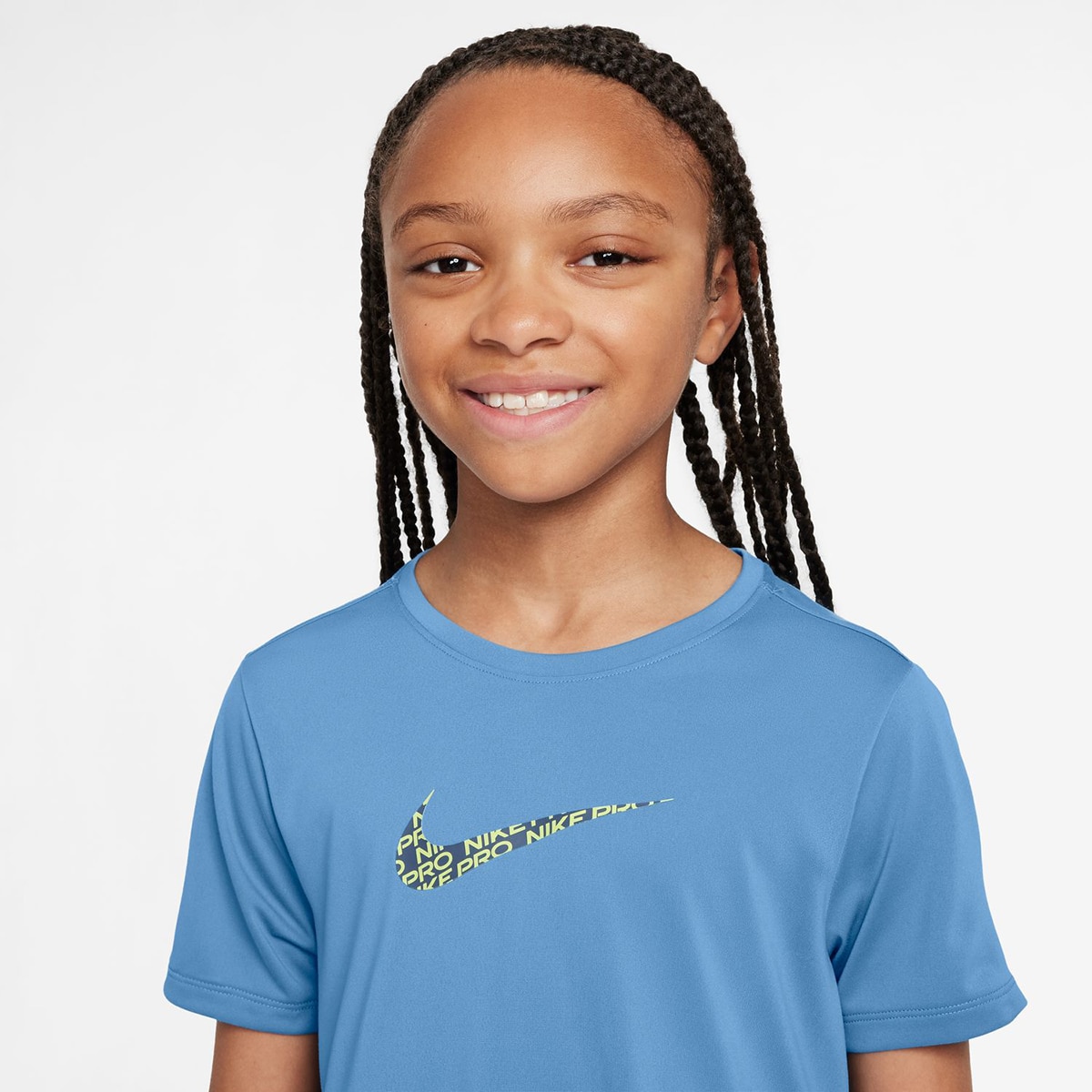 T-shirt de Menina One Classic Azul-3