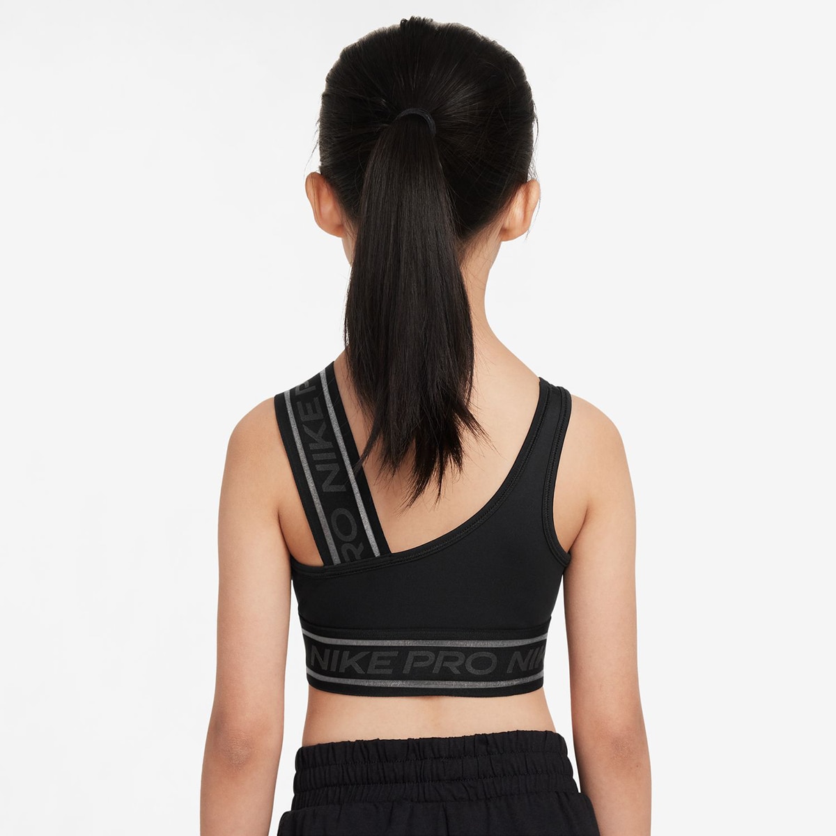 Top de Menina Pro Swoosh Preto-2