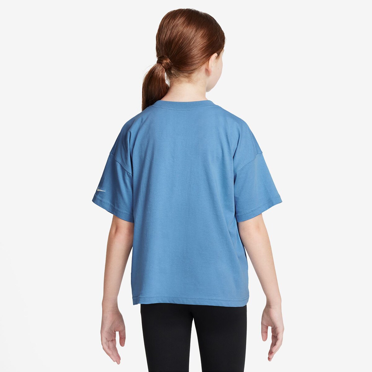 T-shirt de menina Sportswear Nike Azul-2