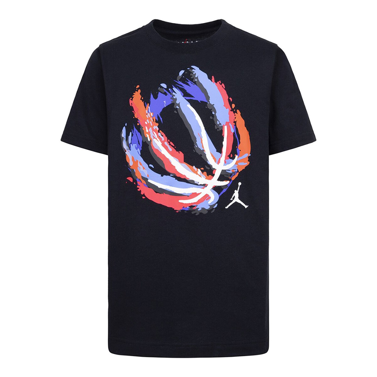 T-shirt de Criança JDB Bball Fire Preto-1