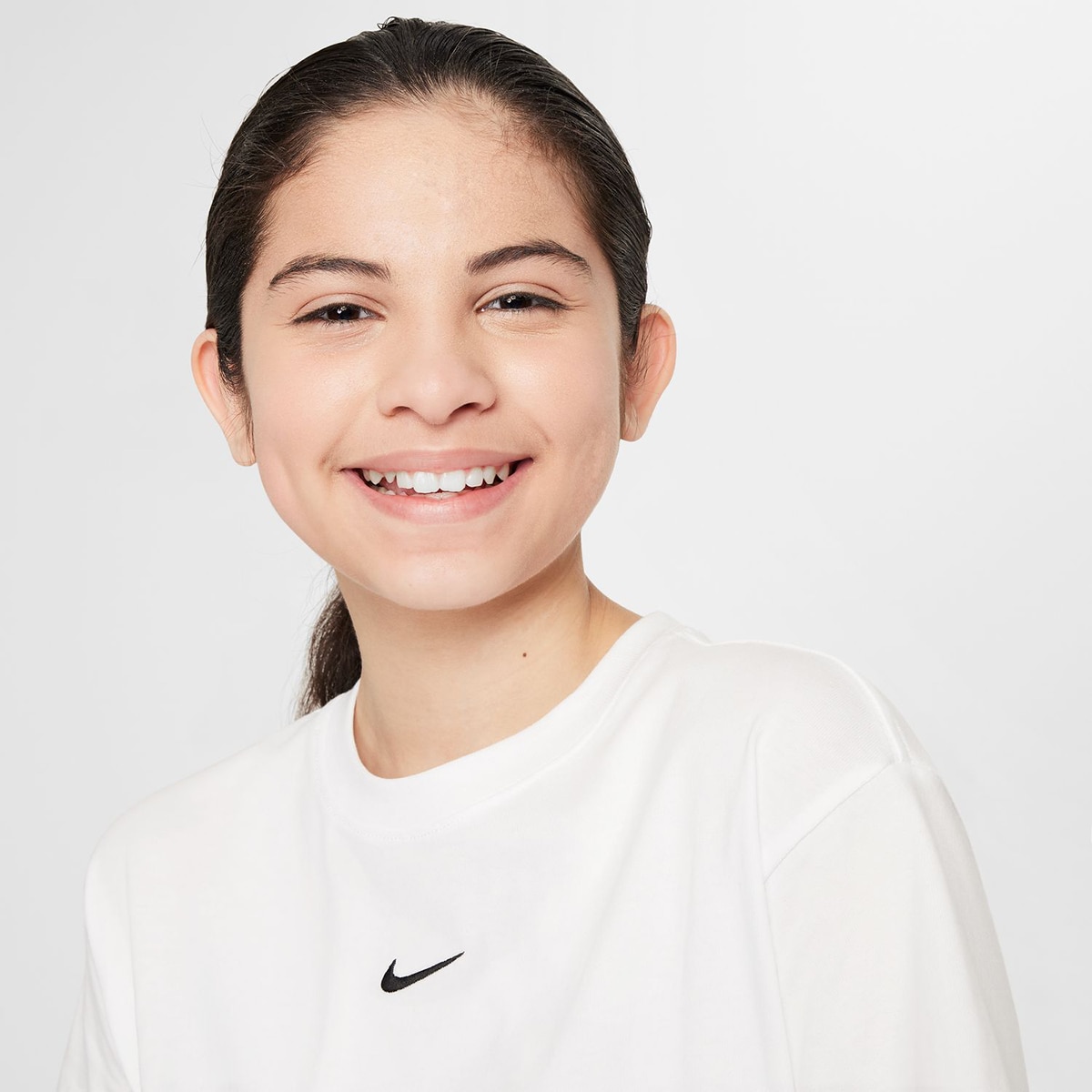 T-shirt de Menina G Nsw Tee Boxy Essntl Lbr Branco-3