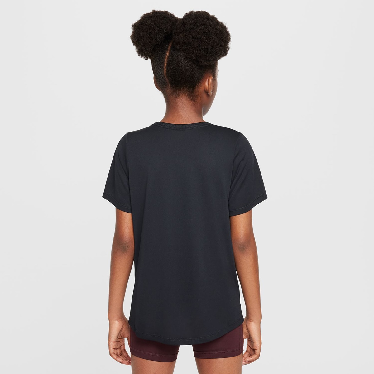 T-shirt de Menina One Fitted Preto-2