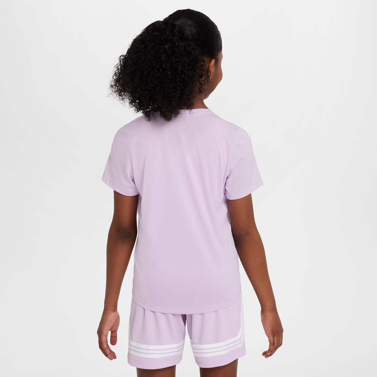 T-shirt de Menina One Fitted Violeta-2