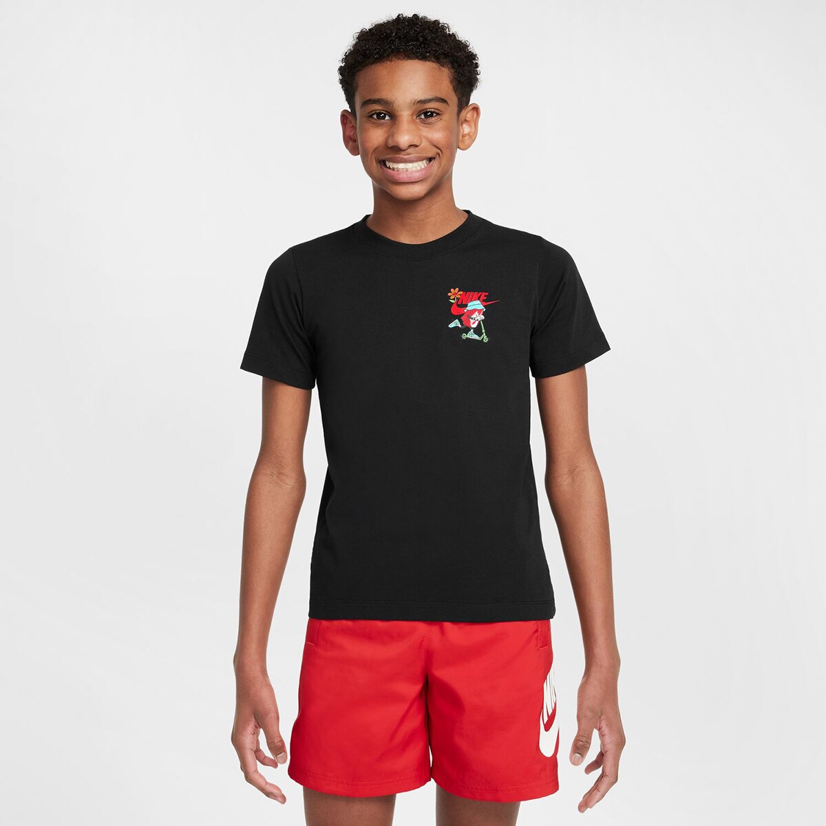 T-shirt de menino Sportswear Nike Preto-1