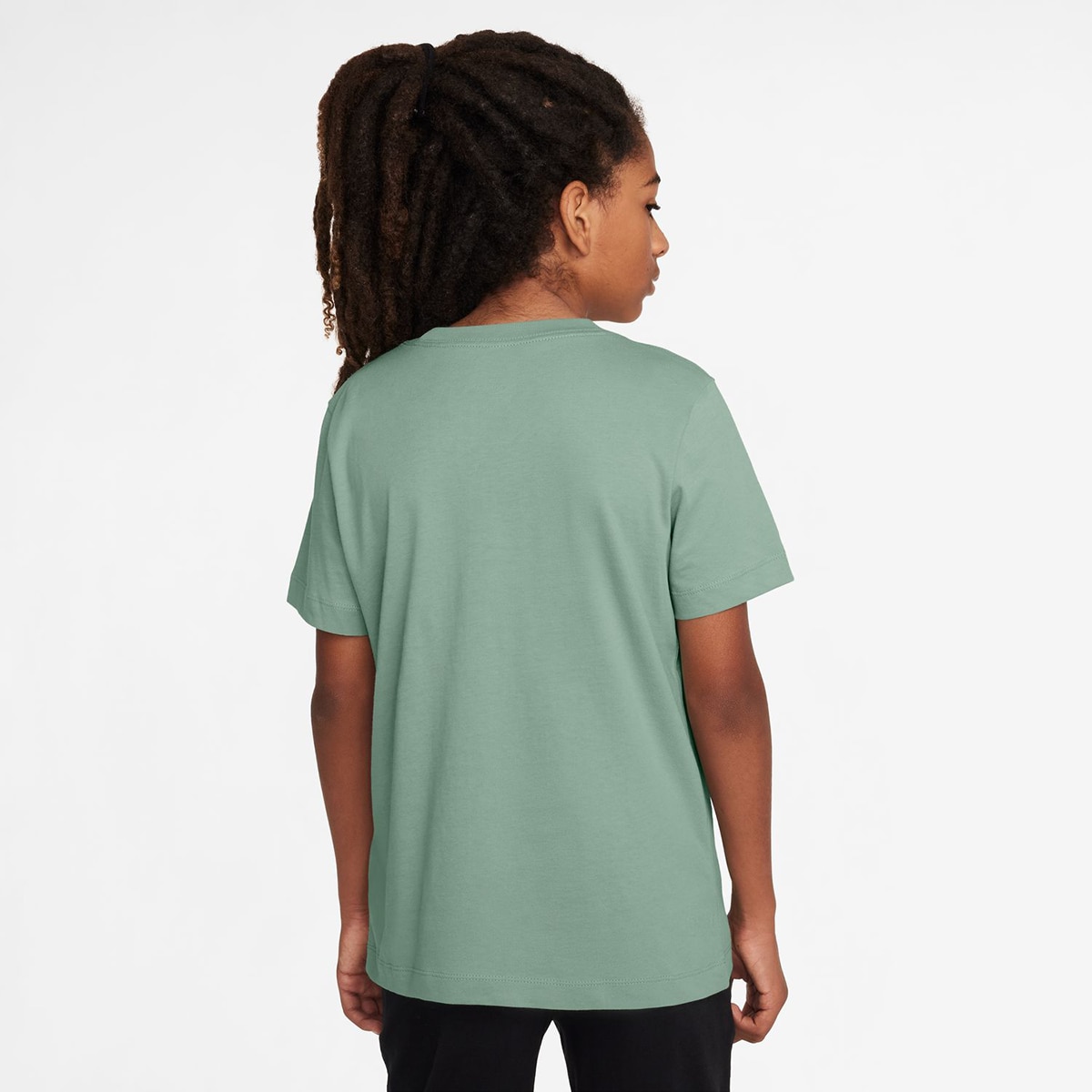 T-shirt de menino Sportswear Nike Verde-4